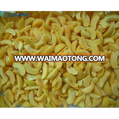 hot sale bulk frozen fruit IQF yellow peach halves with 2018 good price